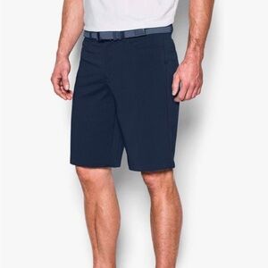 Under Armour Blue Flat Front Shorts